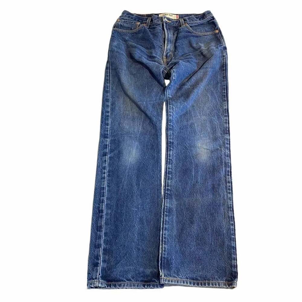 Levi's 517 Boot Cut Jeans Size W32 L34 Blue Denim